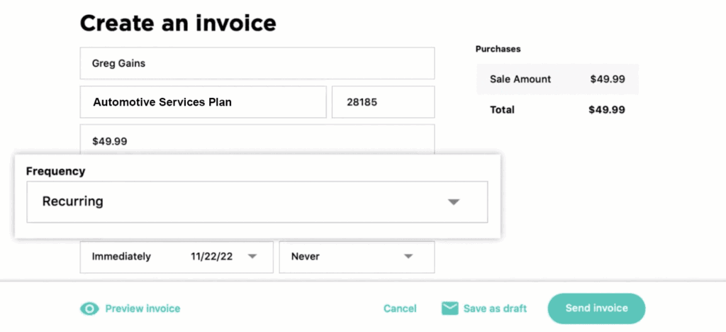 Create financing for auto repair shop
