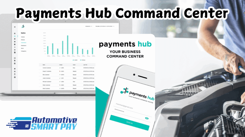 Payments Hub Auto Repair Shop Command Center