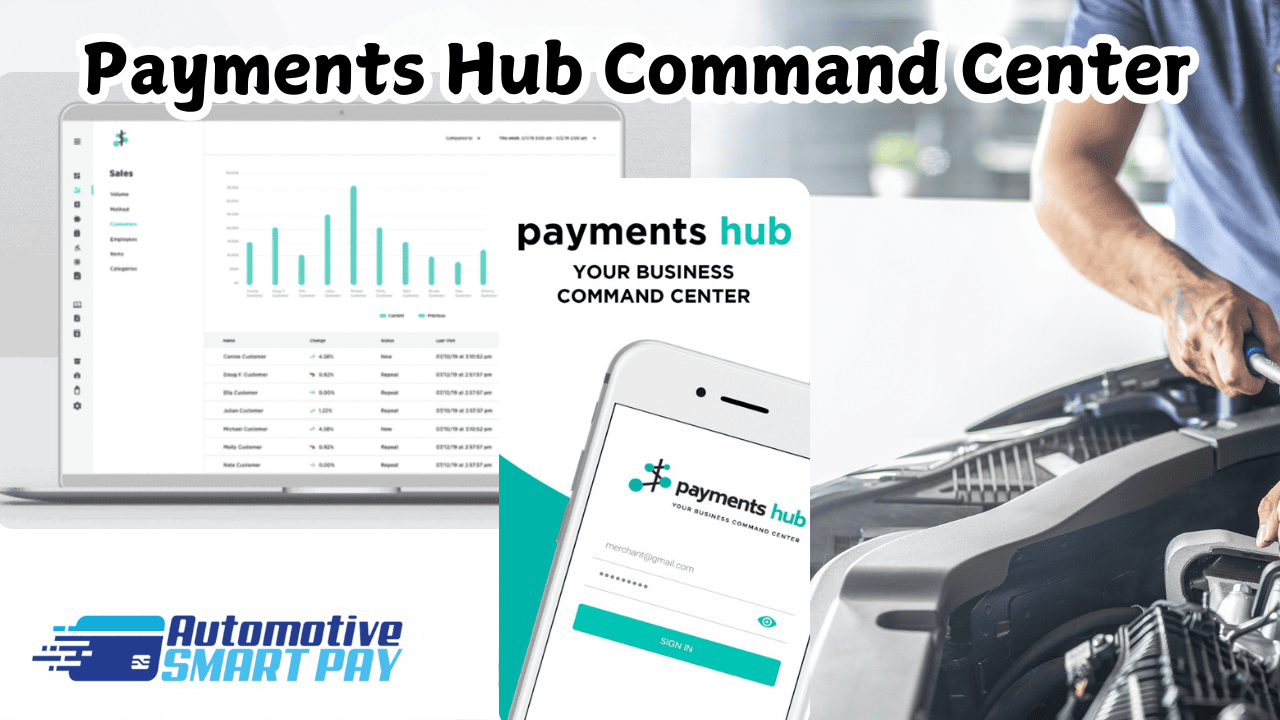 Payments Hub Auto Repair Shop Command Center