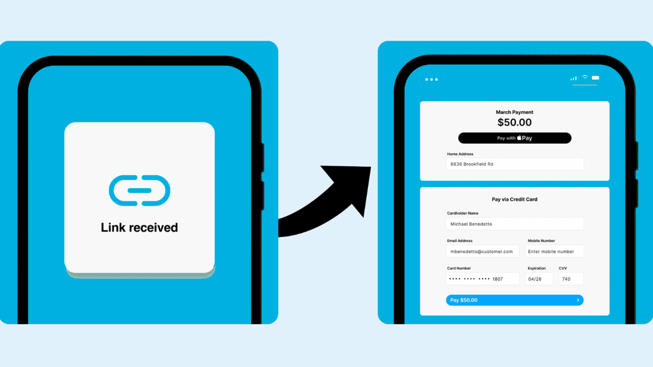 Text to Pay Auto Repair Service Shops Smartphone