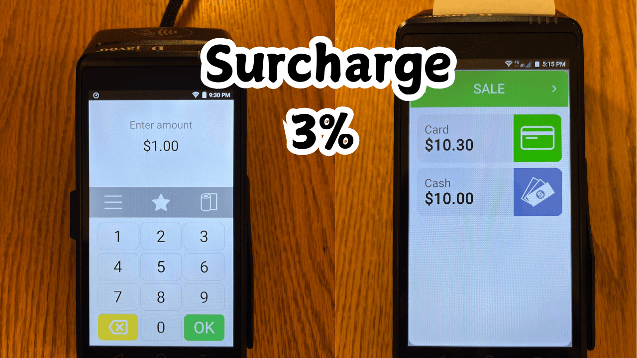 Surcharge 3% for Auto Repair Shops