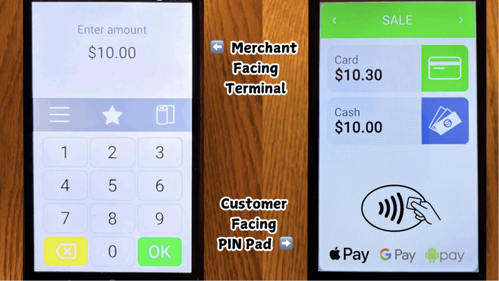 Automotive SmartPay Reviews Dual pricing credit card terminal PIN pad