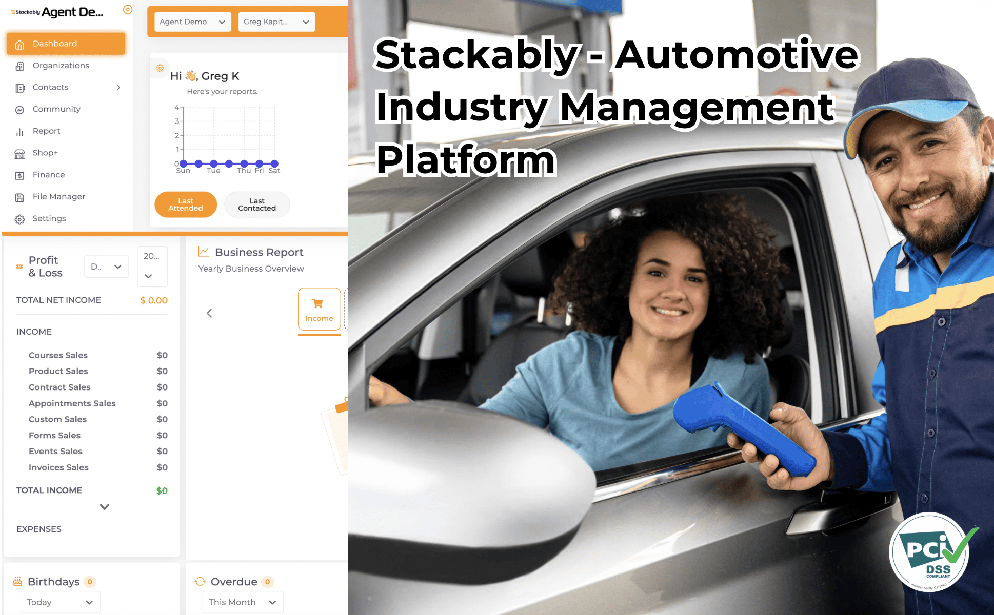 Stackably Auto Shop Payment POS System