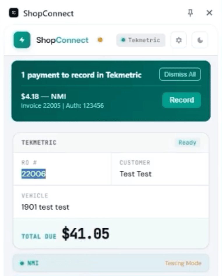 Image of Shop Connect Pro Software