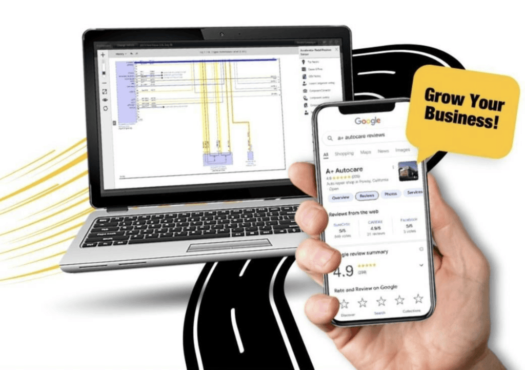 image of mitchell 1 auto repair shop software